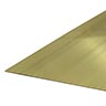 Brass Plate Blank Surf with Foil ½ Hard