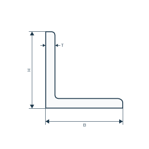 Stainless Steel Angle Bar Annealed and Pickled EN 1.4404